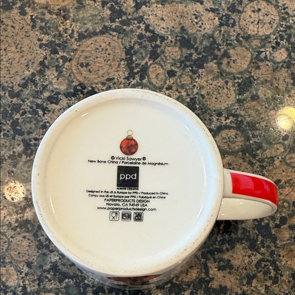 Hummingbird Holiday Mug - White - Picture 2 of 4